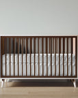New York Crib in Washed White / Nocello finish