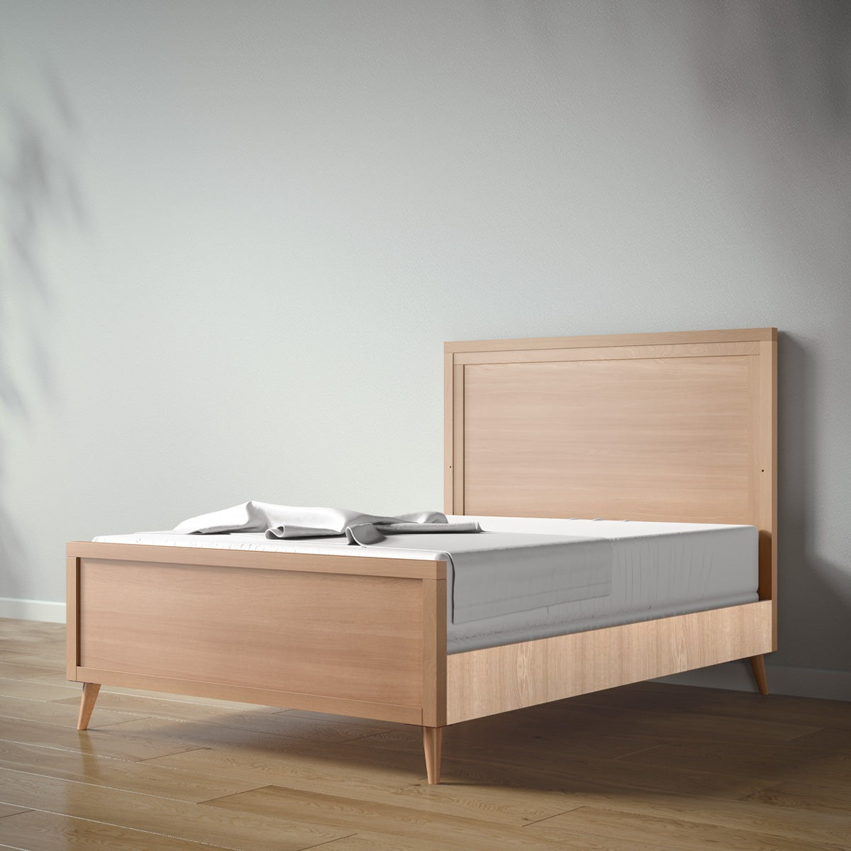 New York Full Bed in Albero Puro / Albero Puro finish