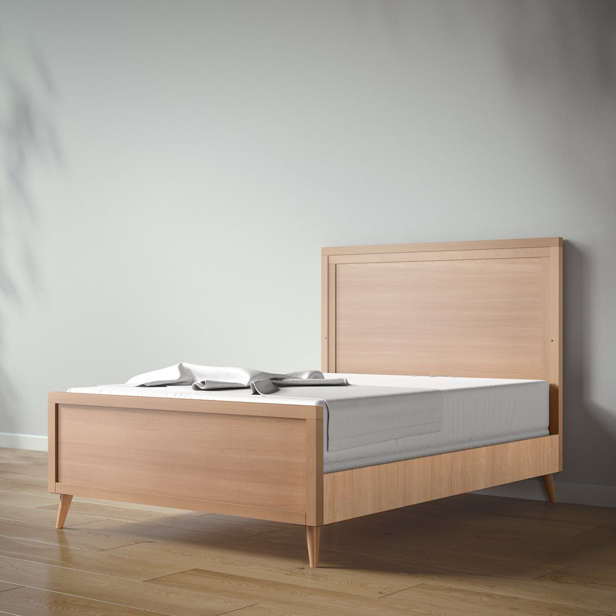 New York Full Bed in Albero Puro / Bruno Antico finish