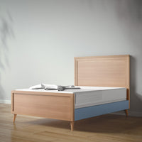 New York Full Bed in Albero Puro / Navy finish
