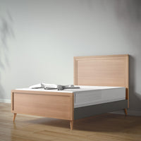 New York Full Bed in Albero Puro / Peppercorn finish