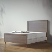 New York Full Bed in Aqua Grey / Aqua Grey finish
