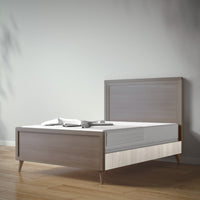 New York Full Bed in Aqua Grey / Ash finish