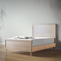 New York Full Bed in Ash / Bruno Antico finish