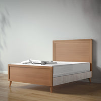 New York Full Bed in Bruno Antico / Aqua Grey finish