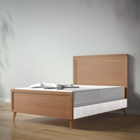 New York Full Bed in Bruno Antico / Washed White finish
