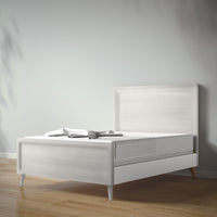 New York Full Bed in Bianco Satinato / Solid White finish