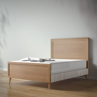 New York Full Bed in Harvest / Aqua Grey finish