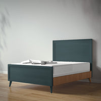 New York Full Bed in Rosemary / Nocello finish