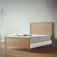 New York Full Bed in Sandstone / Ash finish