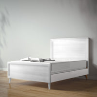New York Full Bed in Solid White / Solid White finish