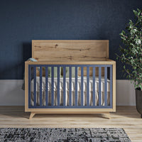 Uptown Convertible Crib in Navy finish, view 2