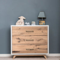 Uptown Single Dresser in Solid White finish