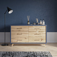 Uptown Double Dresser in Navy finish