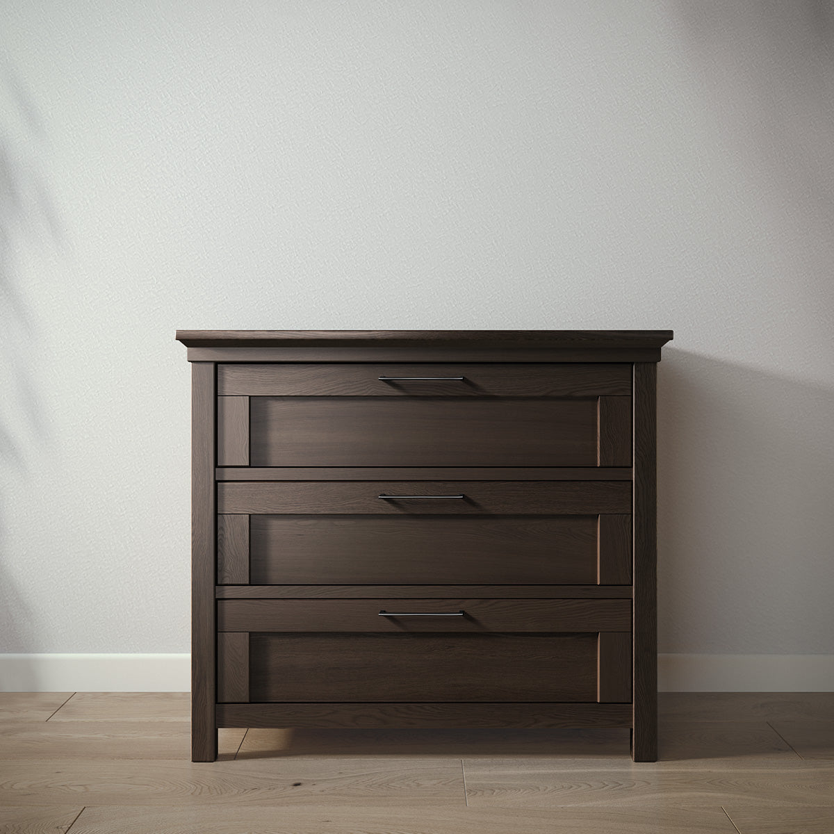 Karisma Single Dresser by Romina Furniture | Made in Europe | Wood Aqua Gray / Bar Handle
