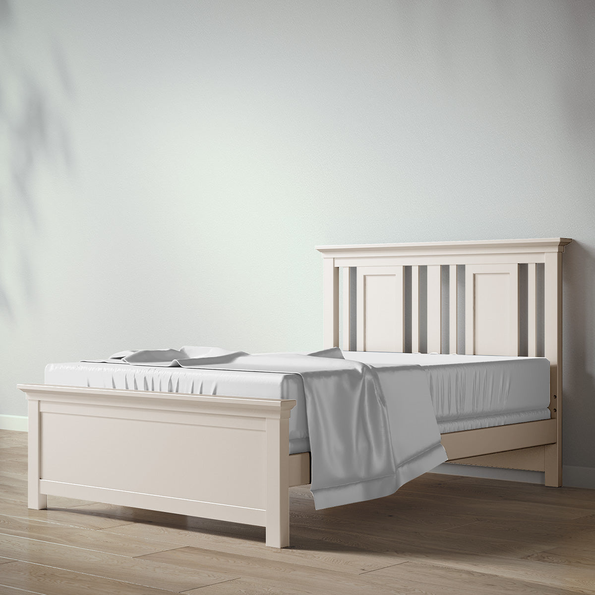 トップス rurumu: 2023ss lace bed JK mint Karisma Full Bed by Romina Furniture | 100% Solid Wood | GREENGUARD