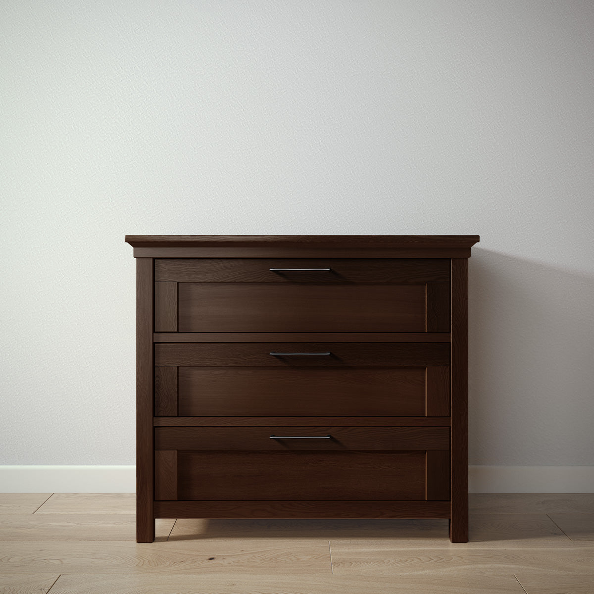Karisma Single Dresser by Romina Furniture | Made in Europe | Wood Nocello / Bar Handle
