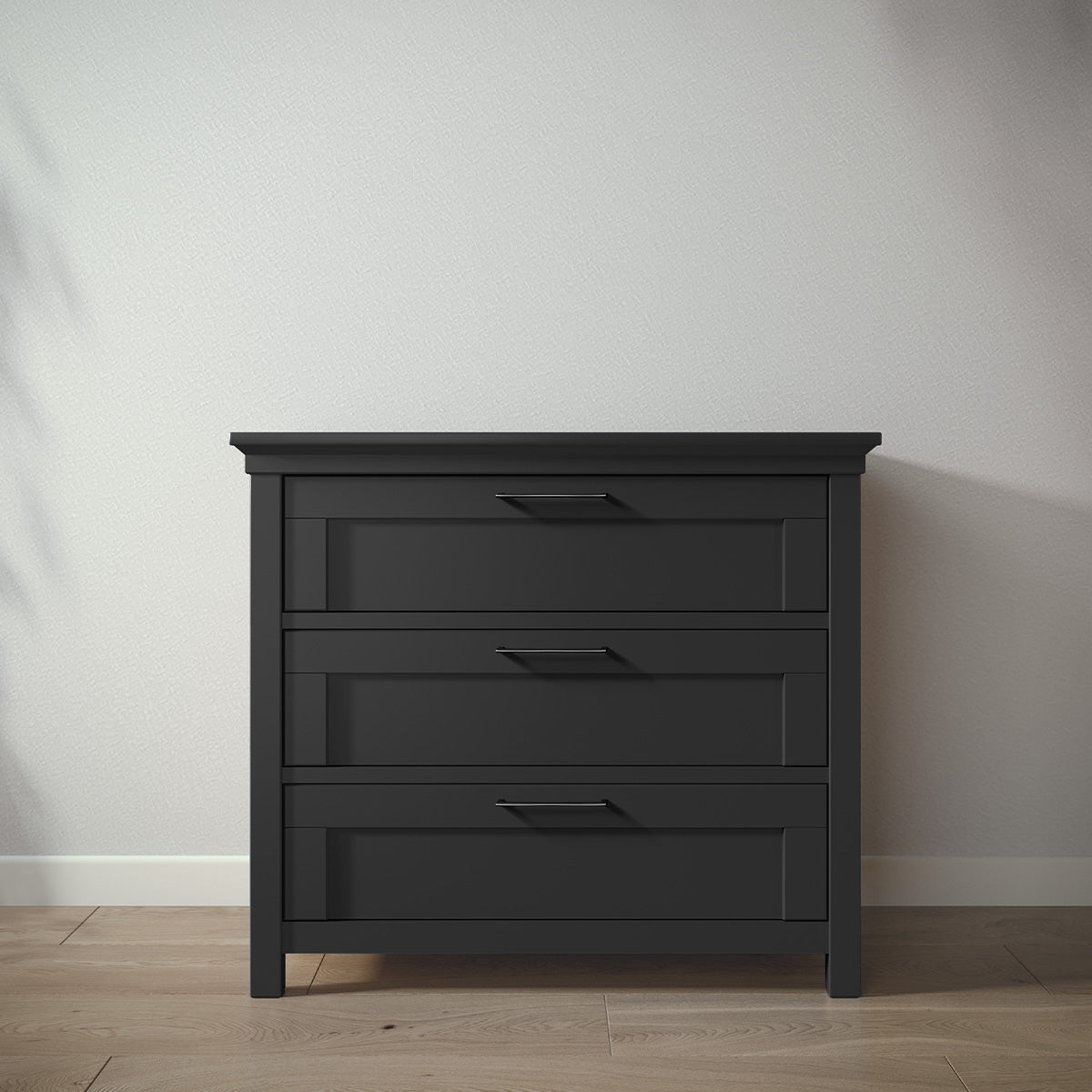 Karisma Single Dresser by Romina Furniture | Made in Europe | Wood Nocello / Bar Handle