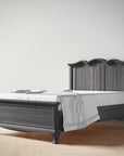 Cleopatra Full Bed / Solid Back
