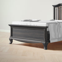 Cleopatra Low-Profile Footboard in Aqua Grey finish