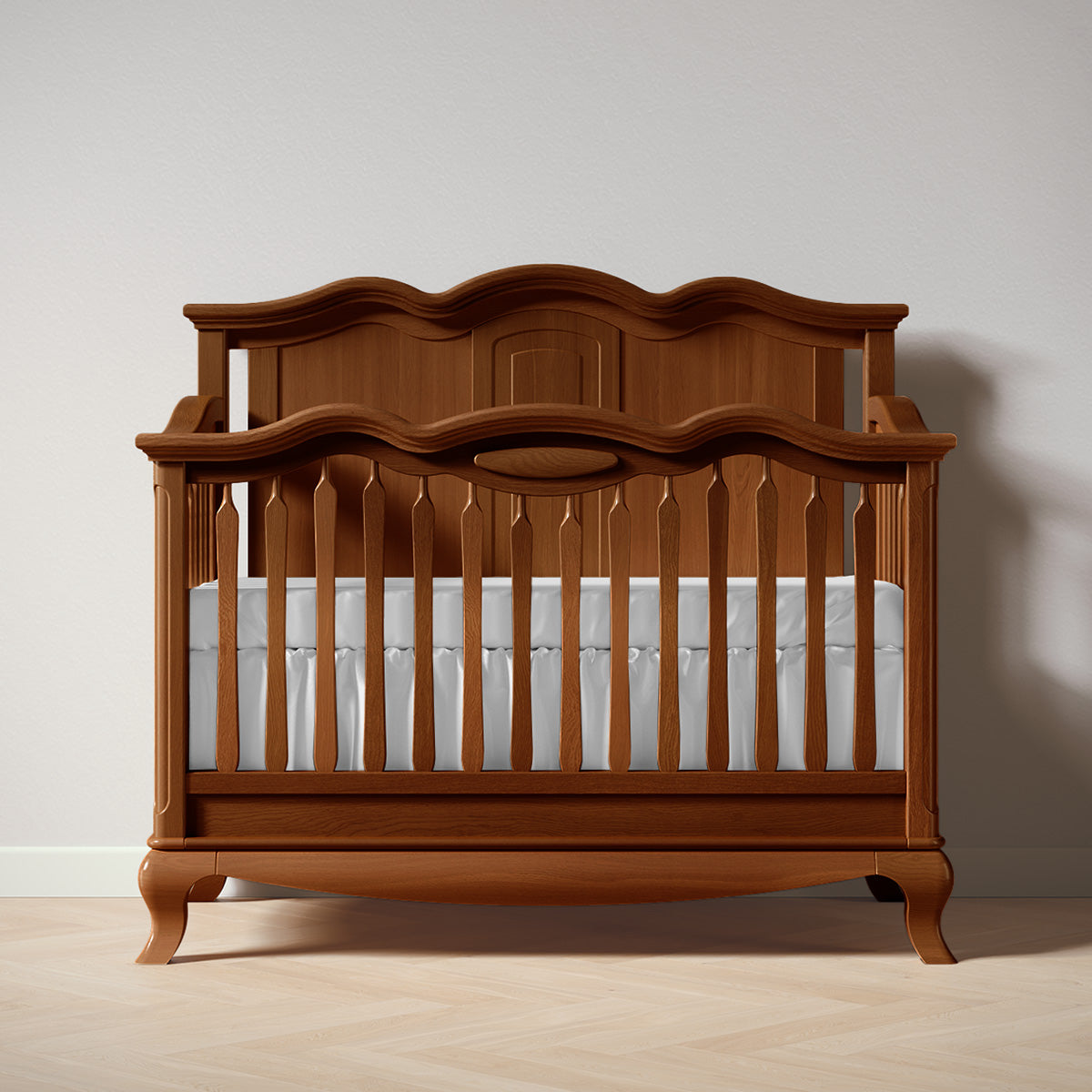 Cleopatra Convertible Crib / Solid Back