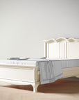 Cleopatra Full Bed / Solid Back