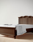 Cleopatra Full Bed / Solid Back