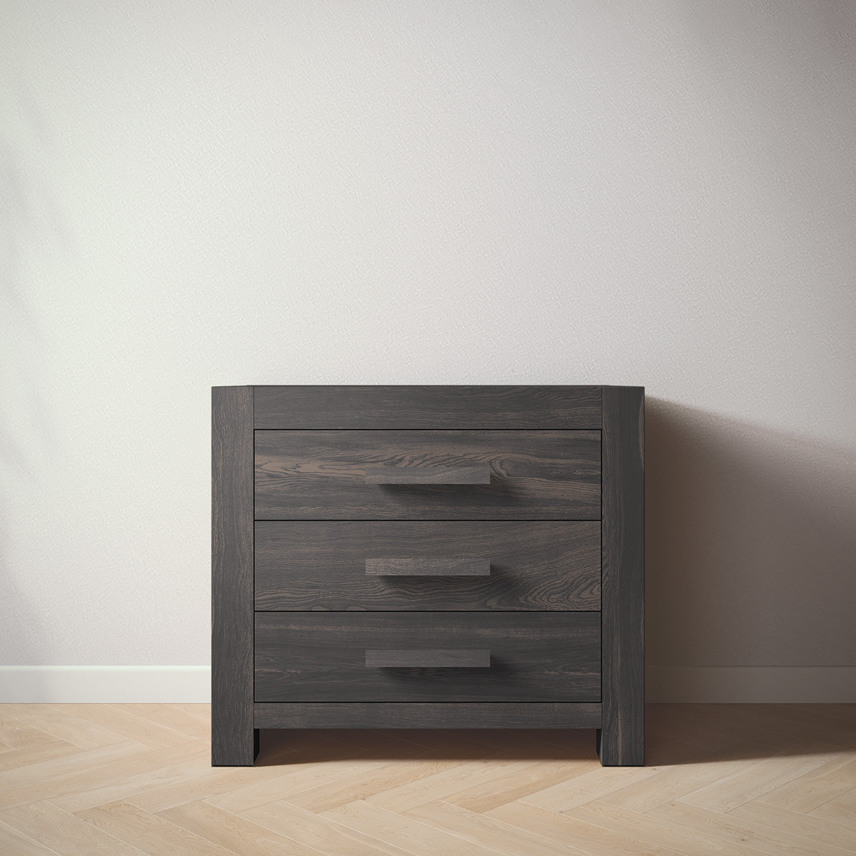 Ventianni Single Dresser by Romina Furniture | Solid Wood Baby Furniture | Non-Toxic Finish Aqua Gray / Aqua Gray / Handle Bar Ventianni Single Dresser by Romina Furniture | Solid Wood Baby Furniture | Non-Toxic Finish Aqua Gray / Aqua Gray / Handle Bar