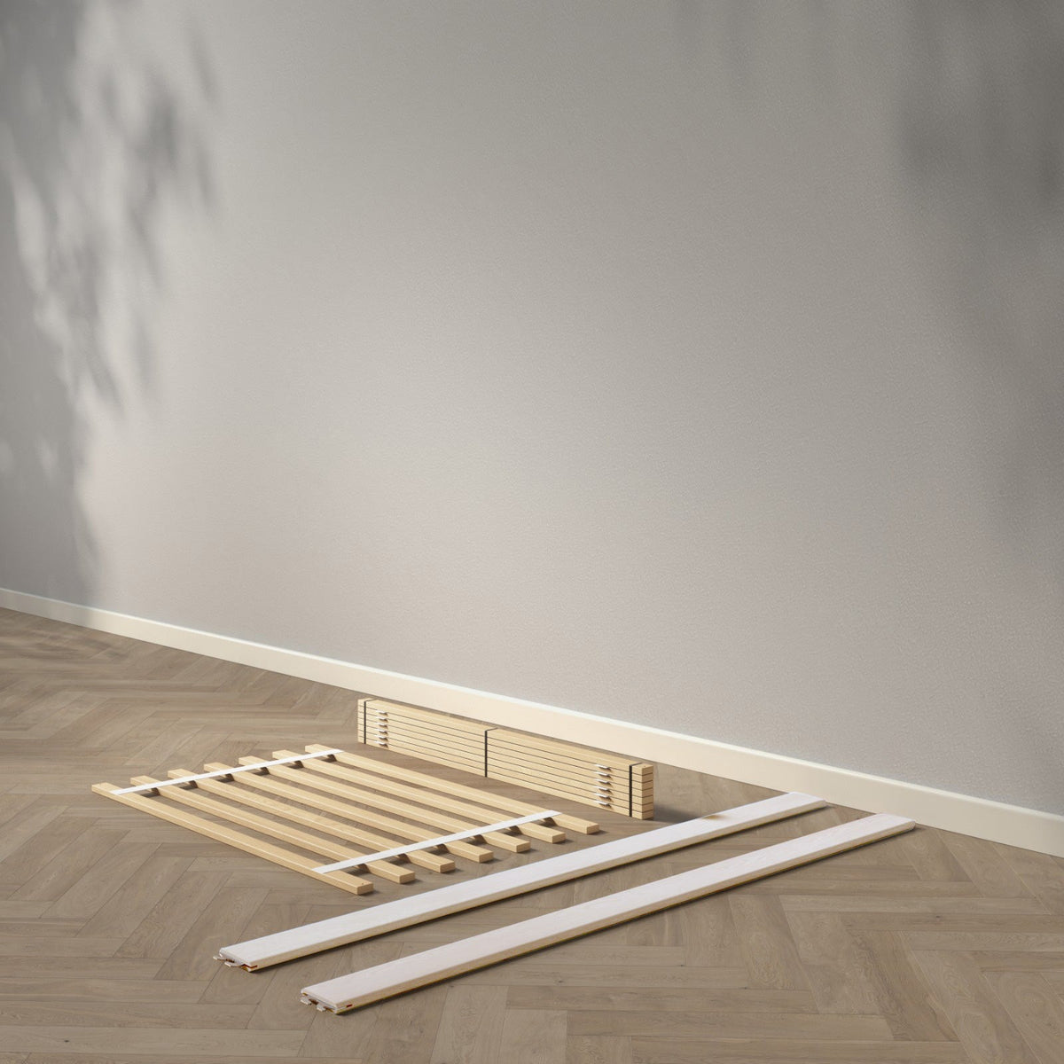 New York Full-Bed Conversion Kit in Washed White finish