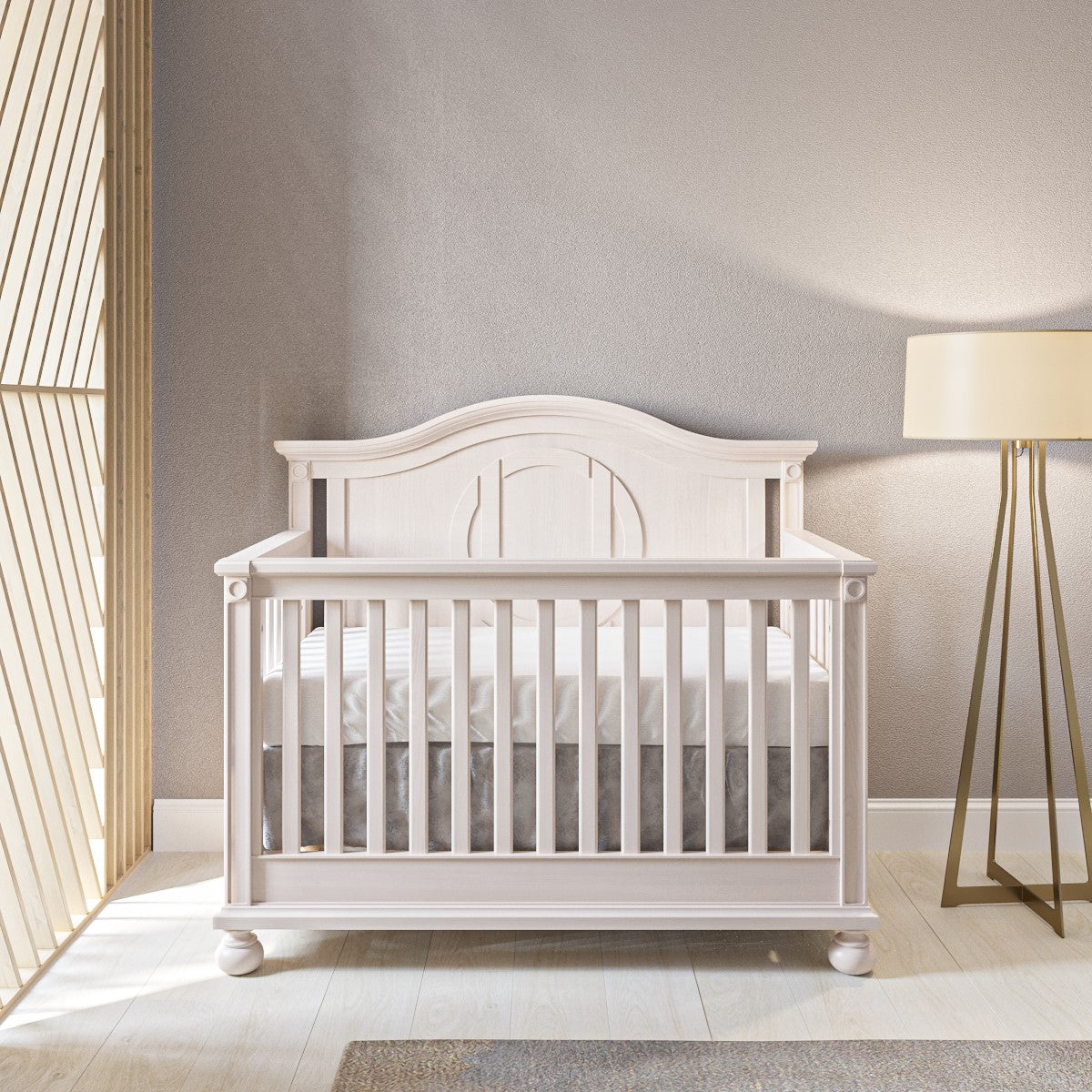 Dakota Convertible Crib / Solid Back