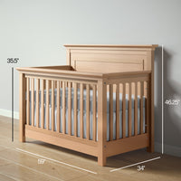 Karisma Convertible Crib / Solid Back, view 2
