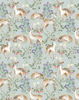 Anca's Fawn In Green Wallpaper