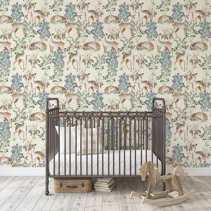 Anca's Fawn In Yellow Wallpaper