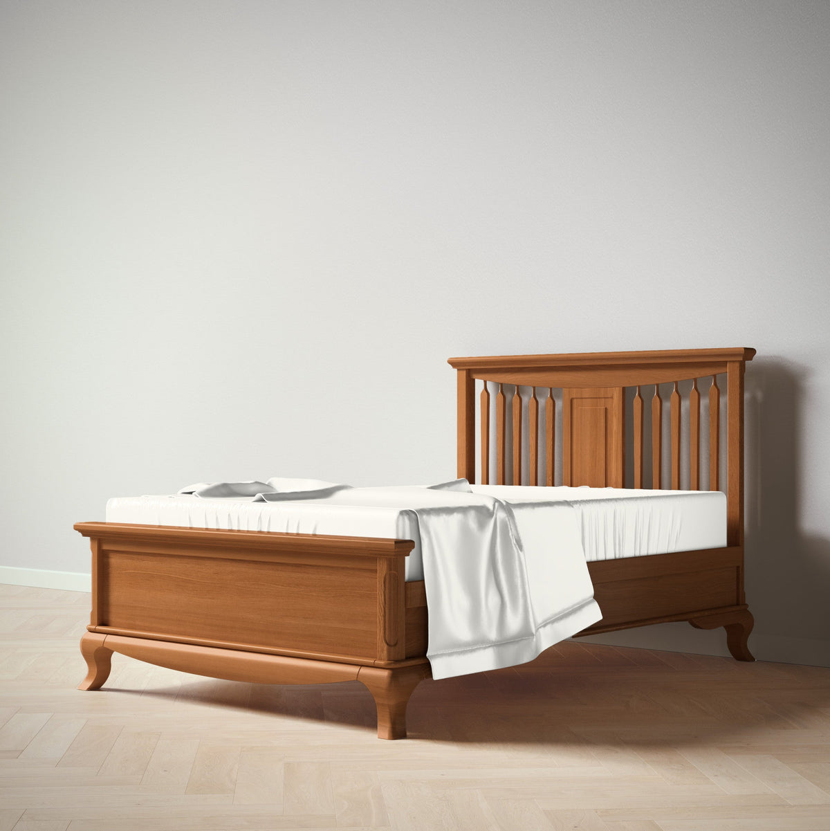 Antonio Convertible Crib / Open Back in Bruno Antico finish