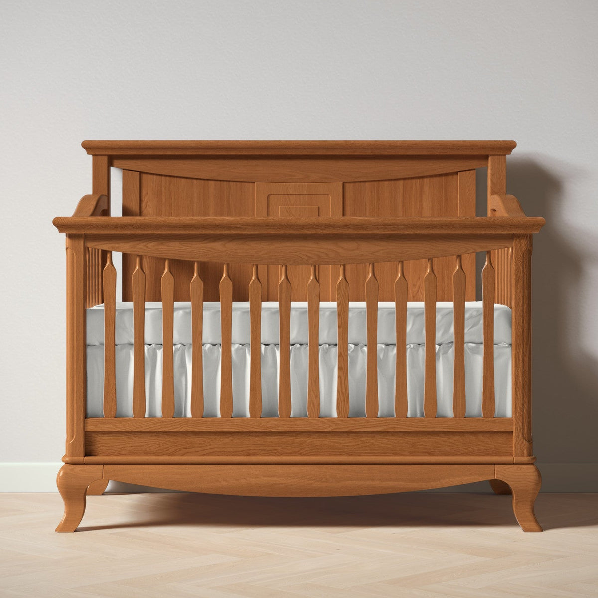 Antonio Convertible Crib / Solid Back in Bruno Antico finish
