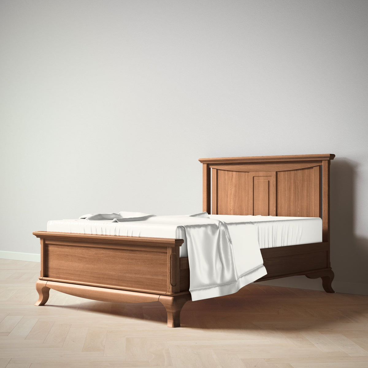 Antonio Convertible Crib / Solid Back in Bruno Antico finish