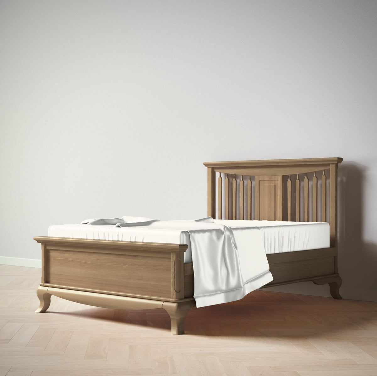Antonio Full Bed in Sandstone finish