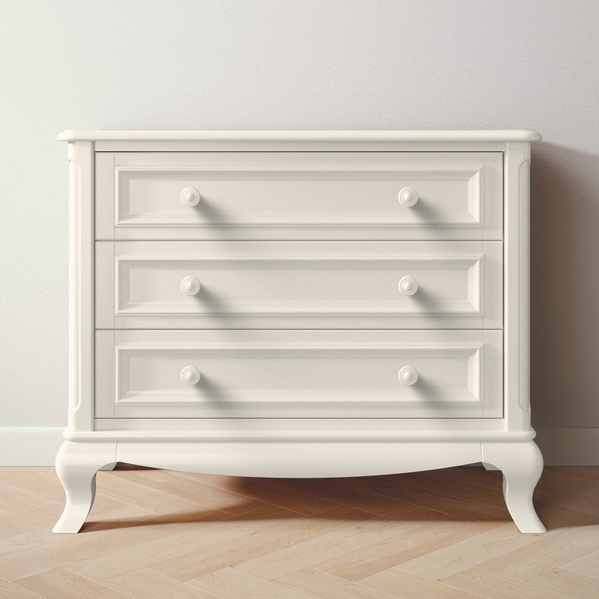 Antonio Single Dresser in Bianco Satinato finish