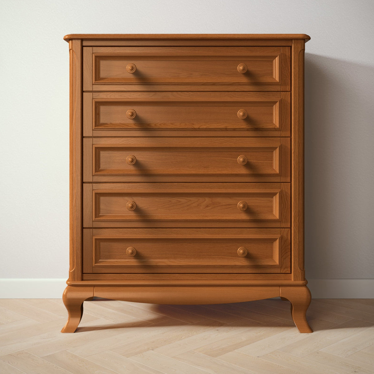 Antonio Tall Chest in Bruno Antico finish