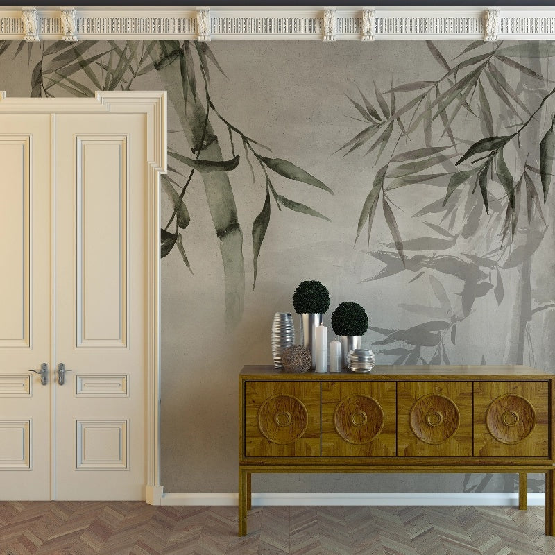 Bamboo Evergreen Wallpaper
