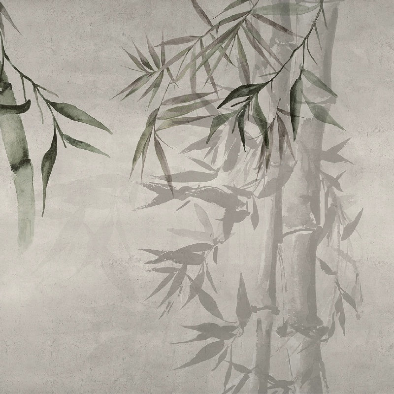 Bamboo Evergreen Wallpaper