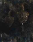 Chandelier Gold Wallpaper