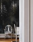 Chandelier Silver Wallpaper