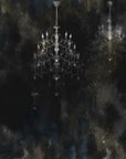 Chandelier Silver Wallpaper
