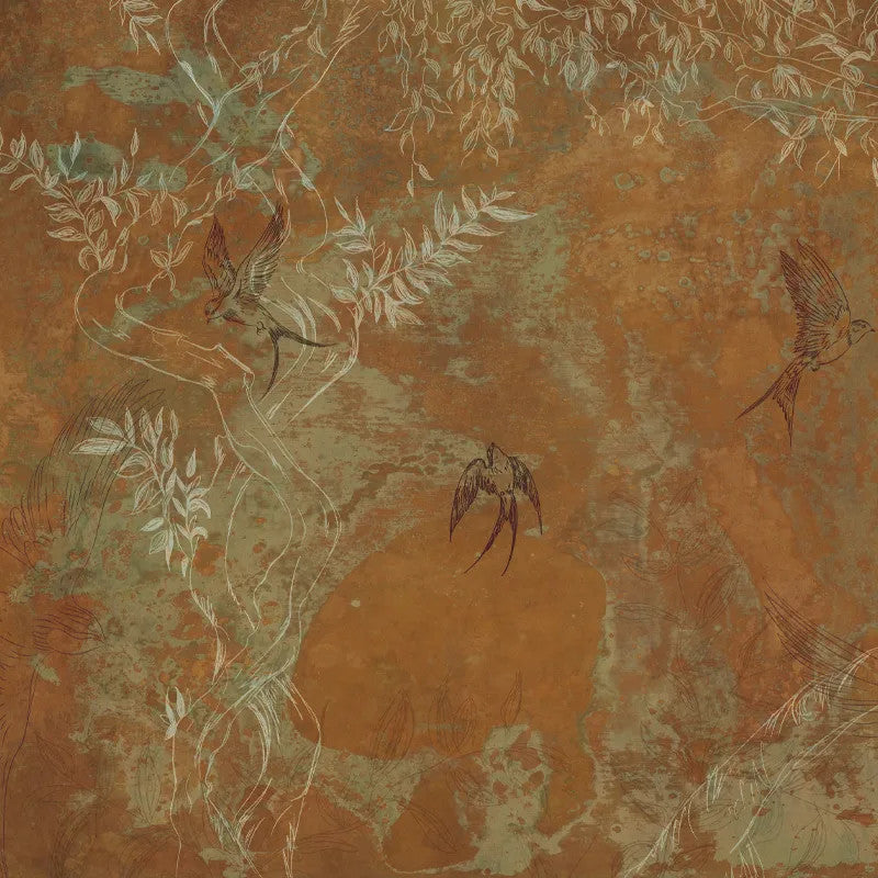 Coppery Aura Wallpaper