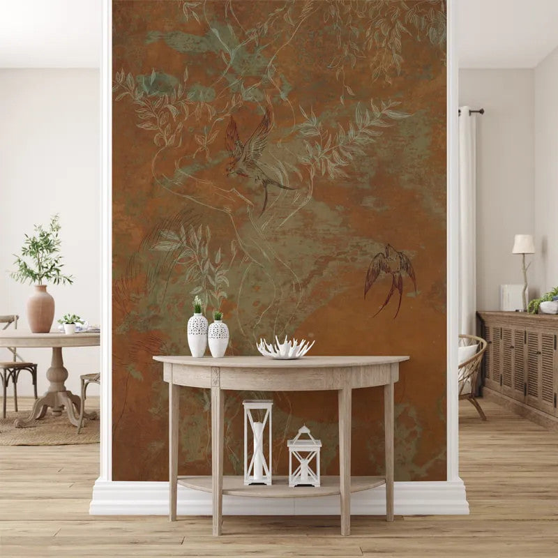Coppery Aura Wallpaper