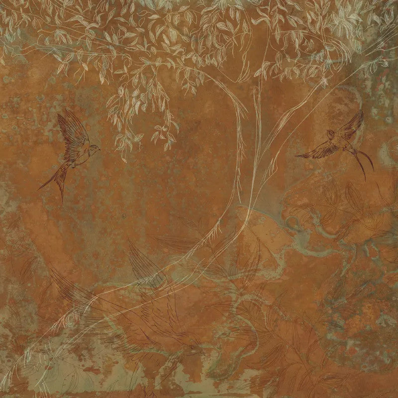 Coppery Aura Wallpaper