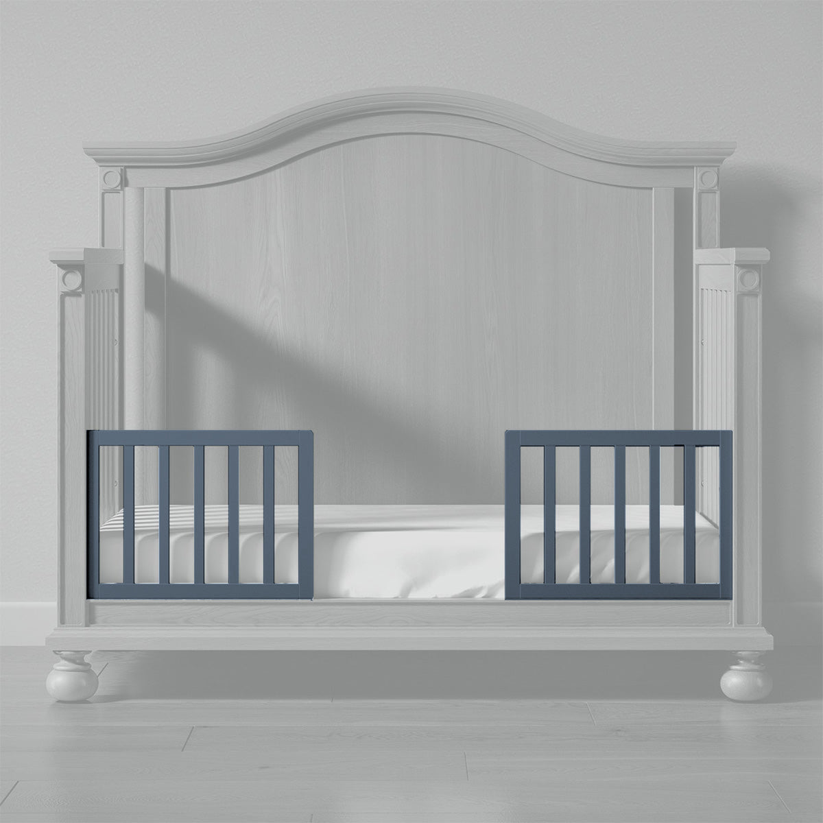 Dakota Crib Toddler Rail in Navy finish