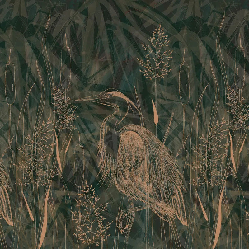 Danube Heron Wallpaper