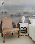 Foggy Landscape Pastels Wallpaper